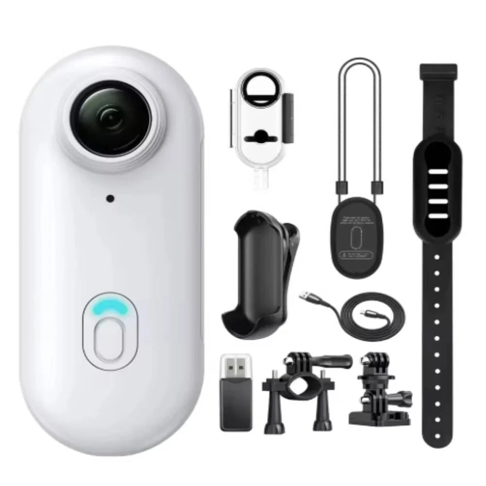 Action Camera 4K Rotating Clip Waterproof Case