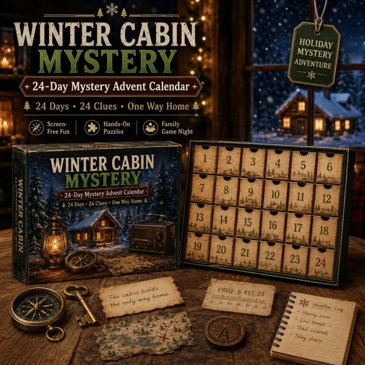 Advent Calendar 24-Day Screen-Free Puzzle Adventure