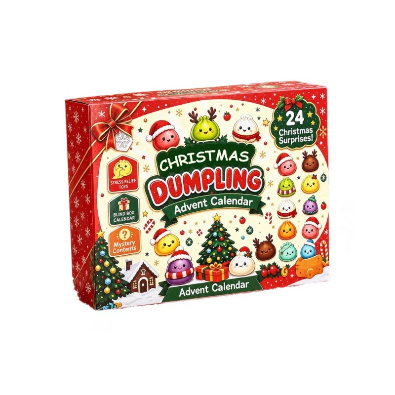 Advent Calendar 24 Squeeze Figures TPR Stress Relief