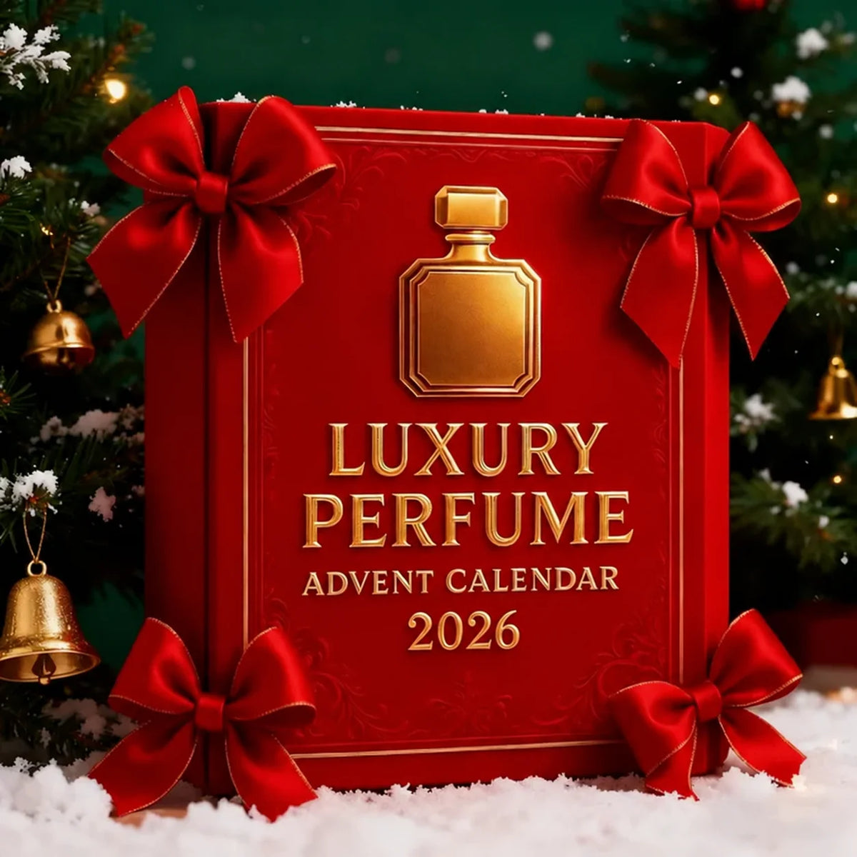 Advent Calendar Perfume Bottle Charms 24 Count Gift-Ready Display