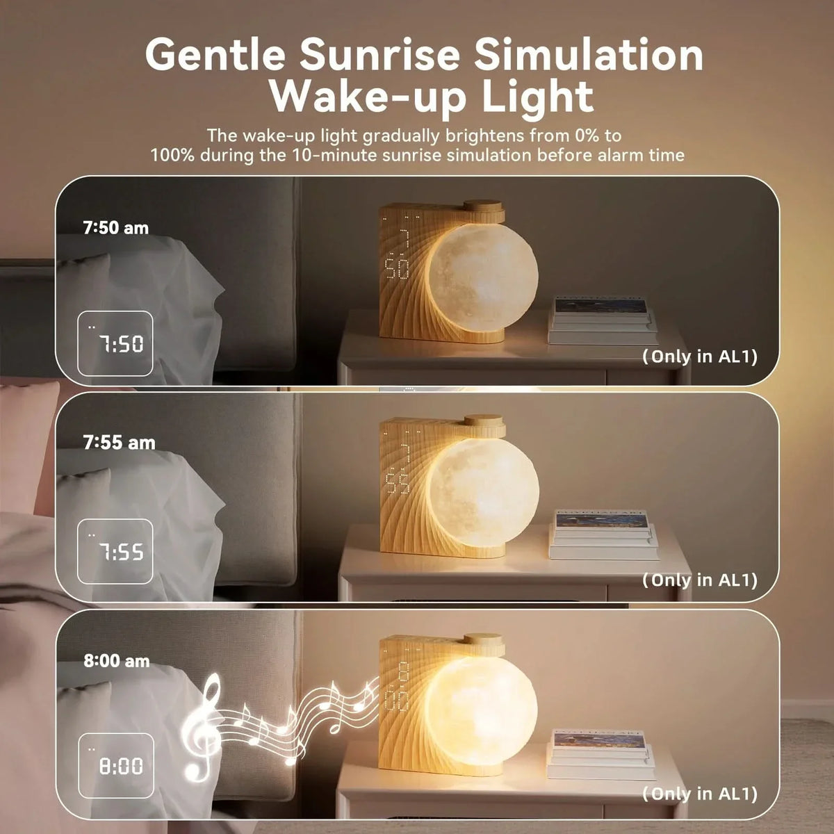 Alarm Clock Sunrise Simulation & Sleep Sounds