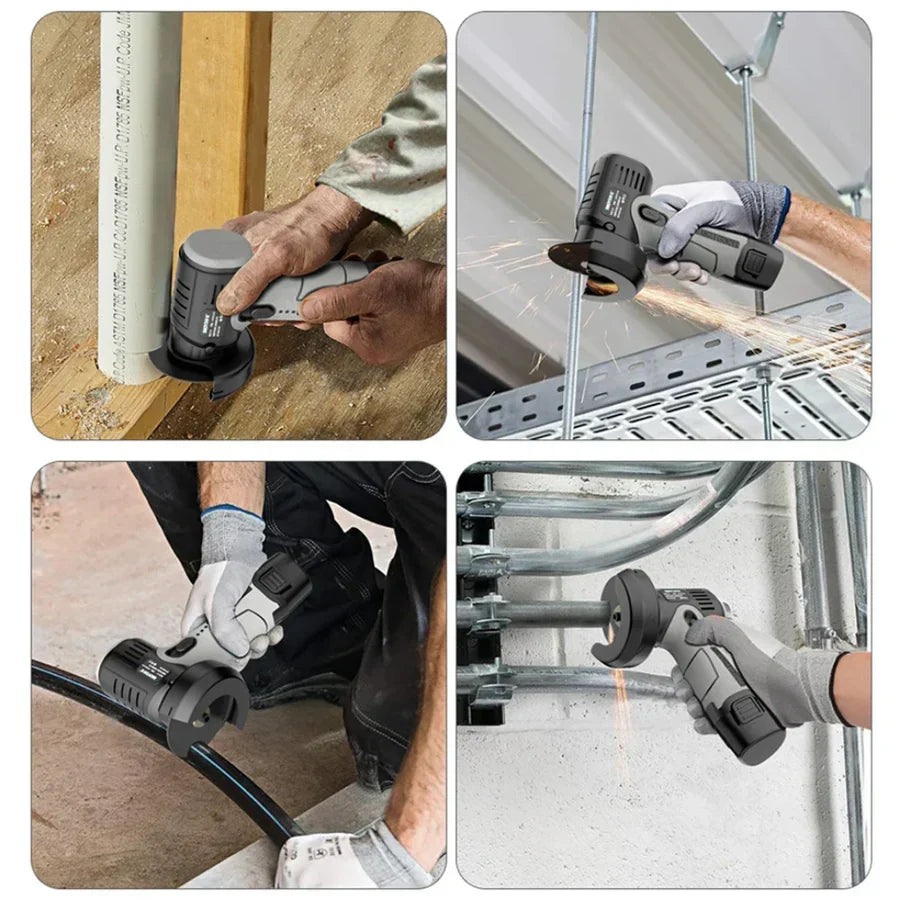 Angle Grinder Cordless Brushless 600W Motor 3-Inch Disc