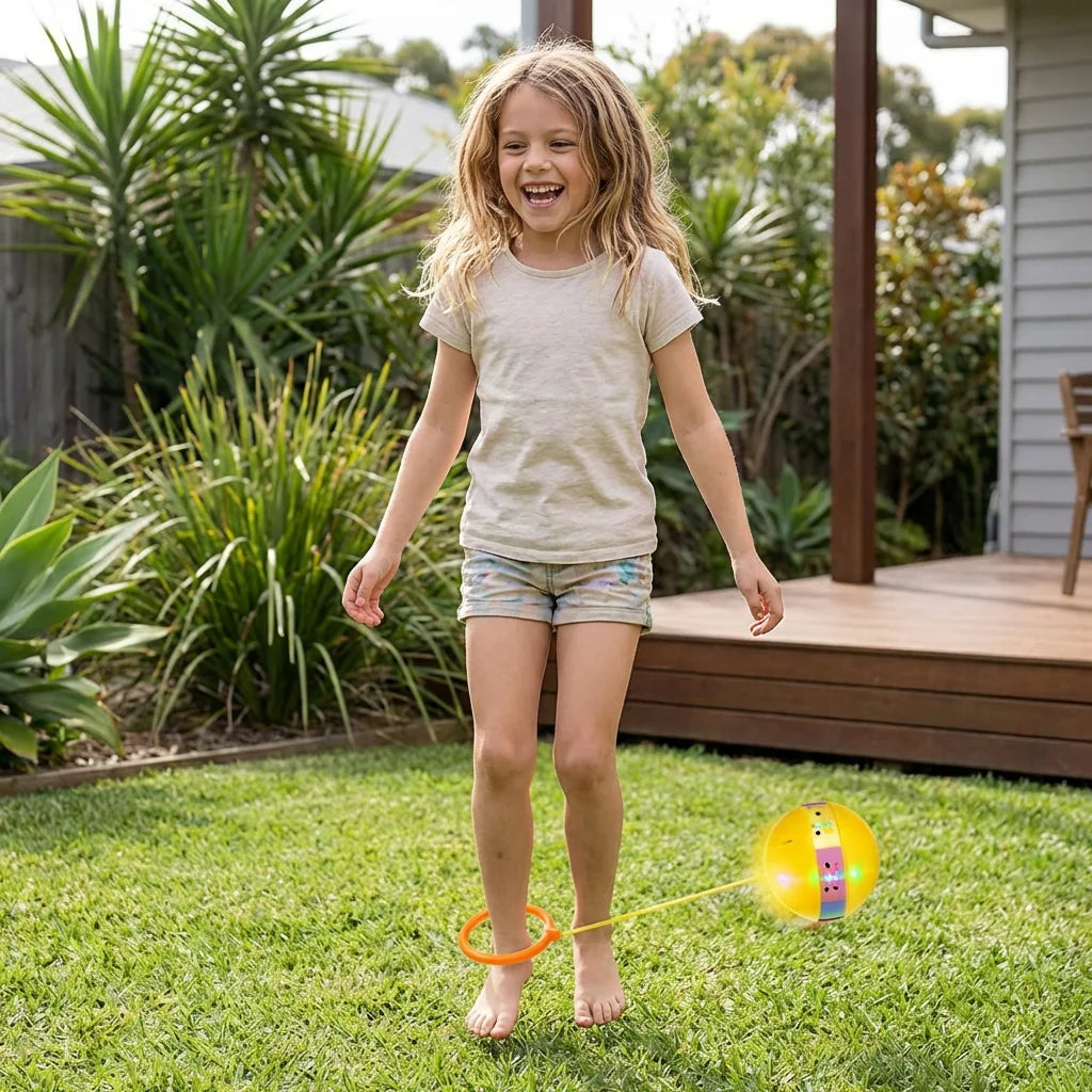 Ankle Bounce Ball Motion-Activated LED Adjustable Loop