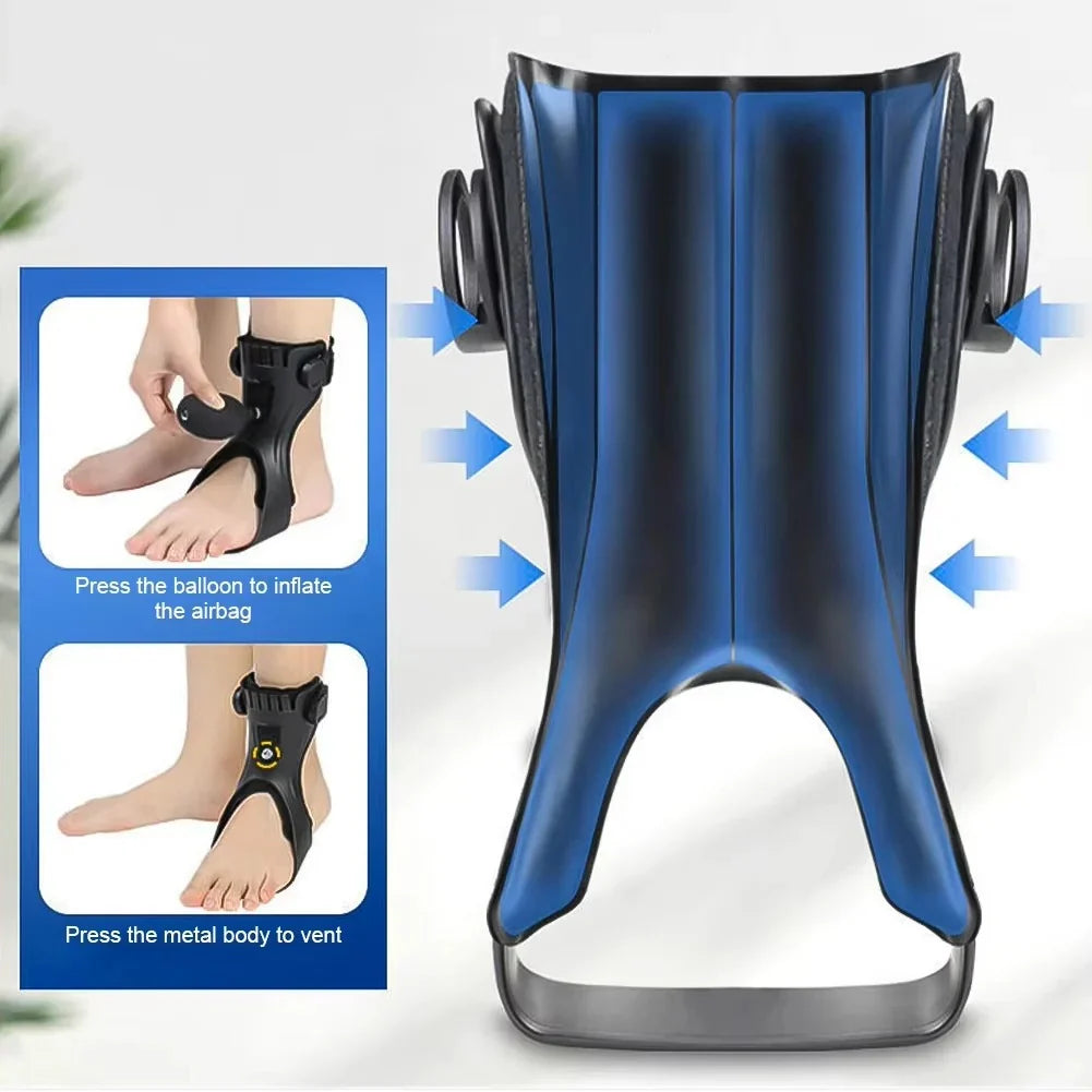 Ankle Support Brace Adjustable Straps Foot Drop Support