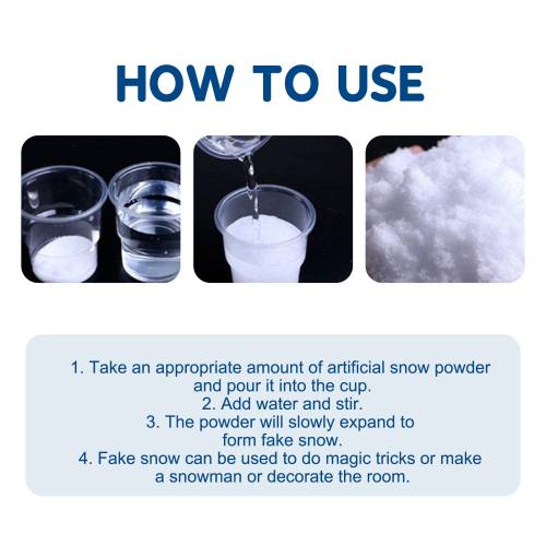 Artificial Snow Window Decor For Christmas Scenes
