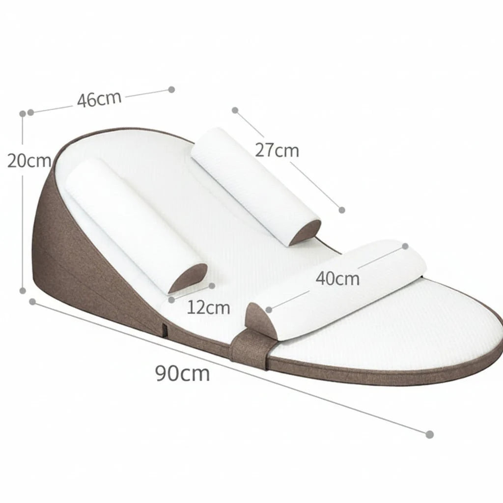Baby Side-Sleeper Pillow Gentle Incline Removable Washable Cover
