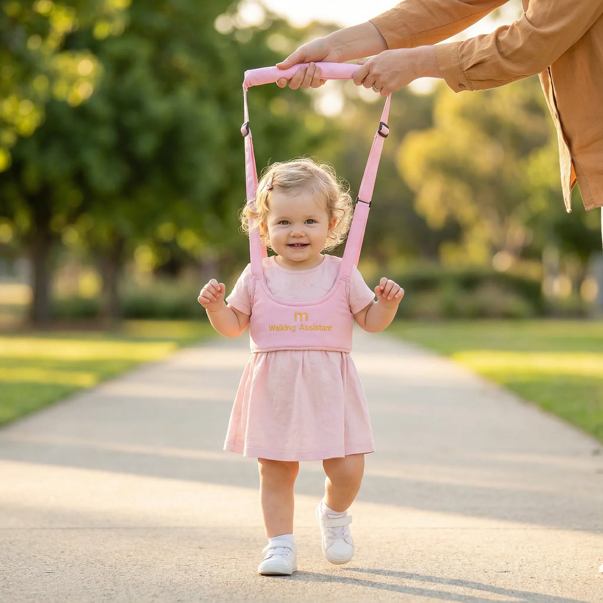 Baby Walking Harness Adjustable Strap Chest Support Secure Back Clip