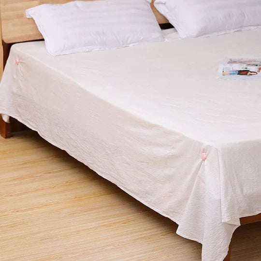 Bed Sheet Grippers Secure Non-Slip Fabric-Safe Clips