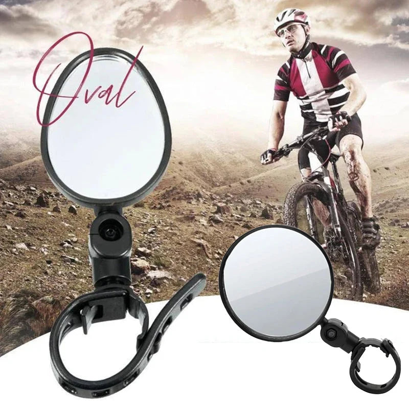 Bicycle Rearview Mirror 360° Adjustable Tool-Free Installation