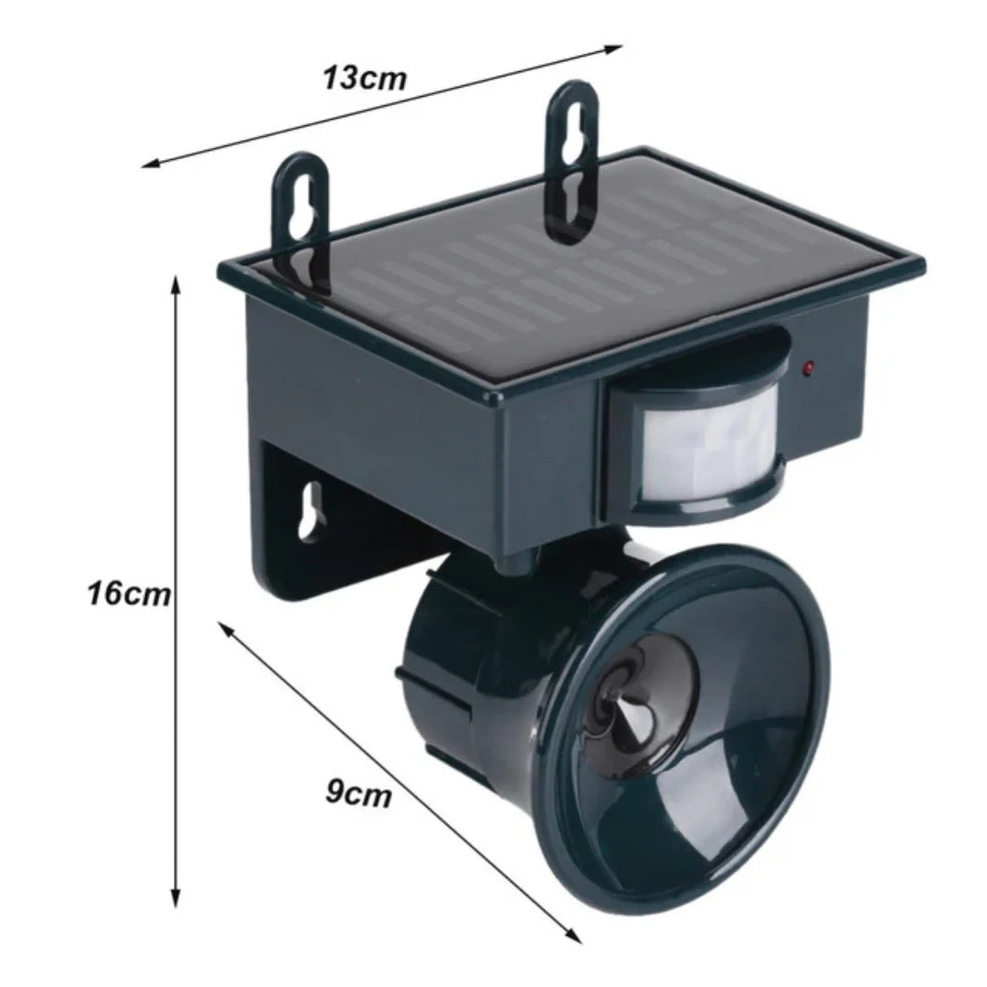 Bird Deterrent Motion-Activated Solar-Powered Weather-Resistant