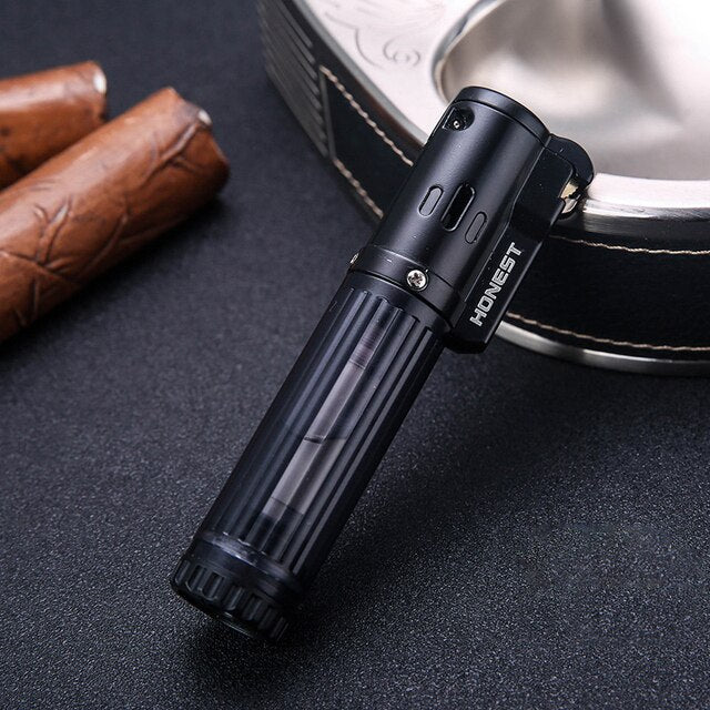 Butane Lighter Turbo Flame Compact Lightweight Design