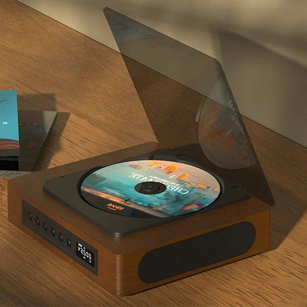 CD Player Wireless Streaming FM Radio LCD Display