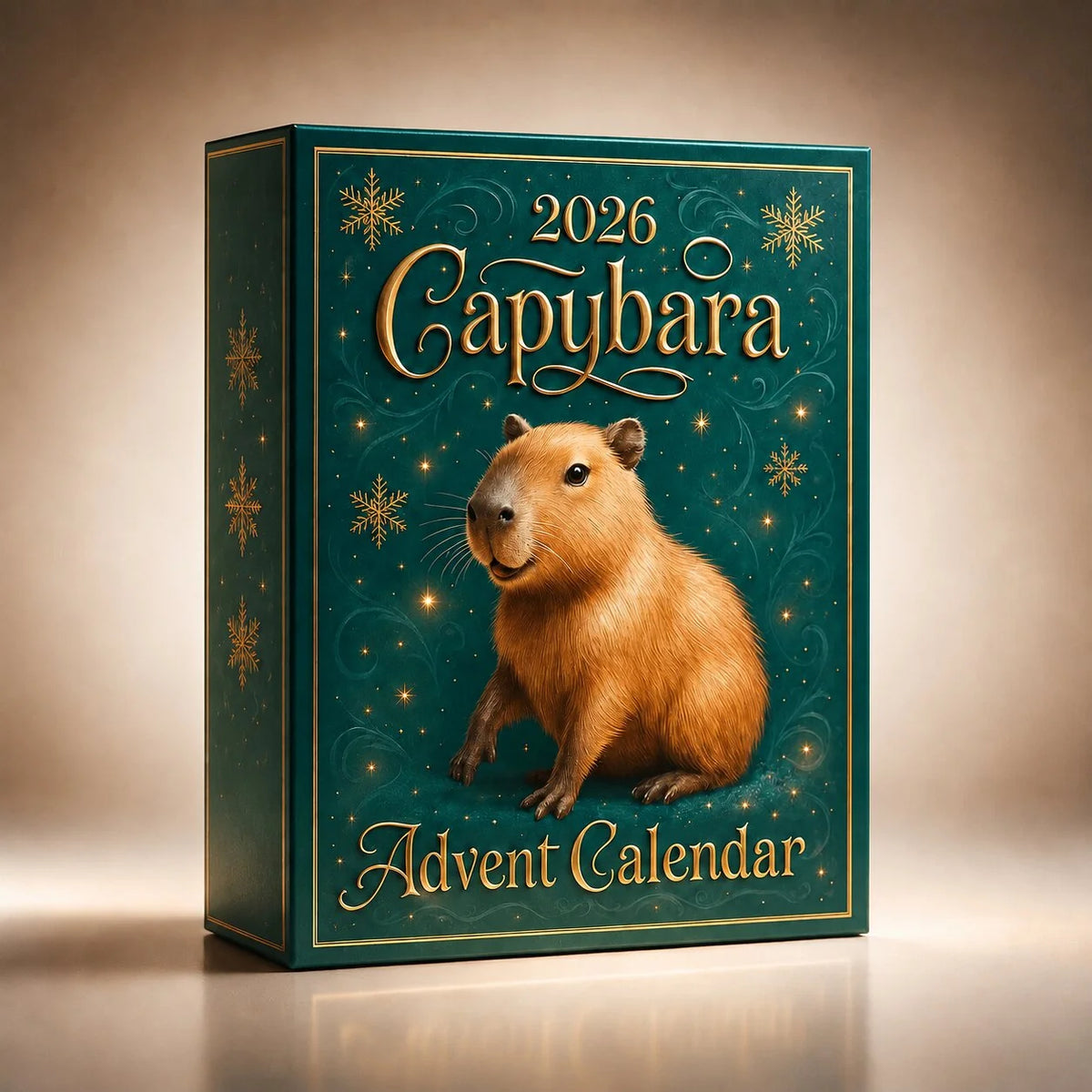 Capybara Advent Calendar 24 PVC Figurines Christmas Countdown