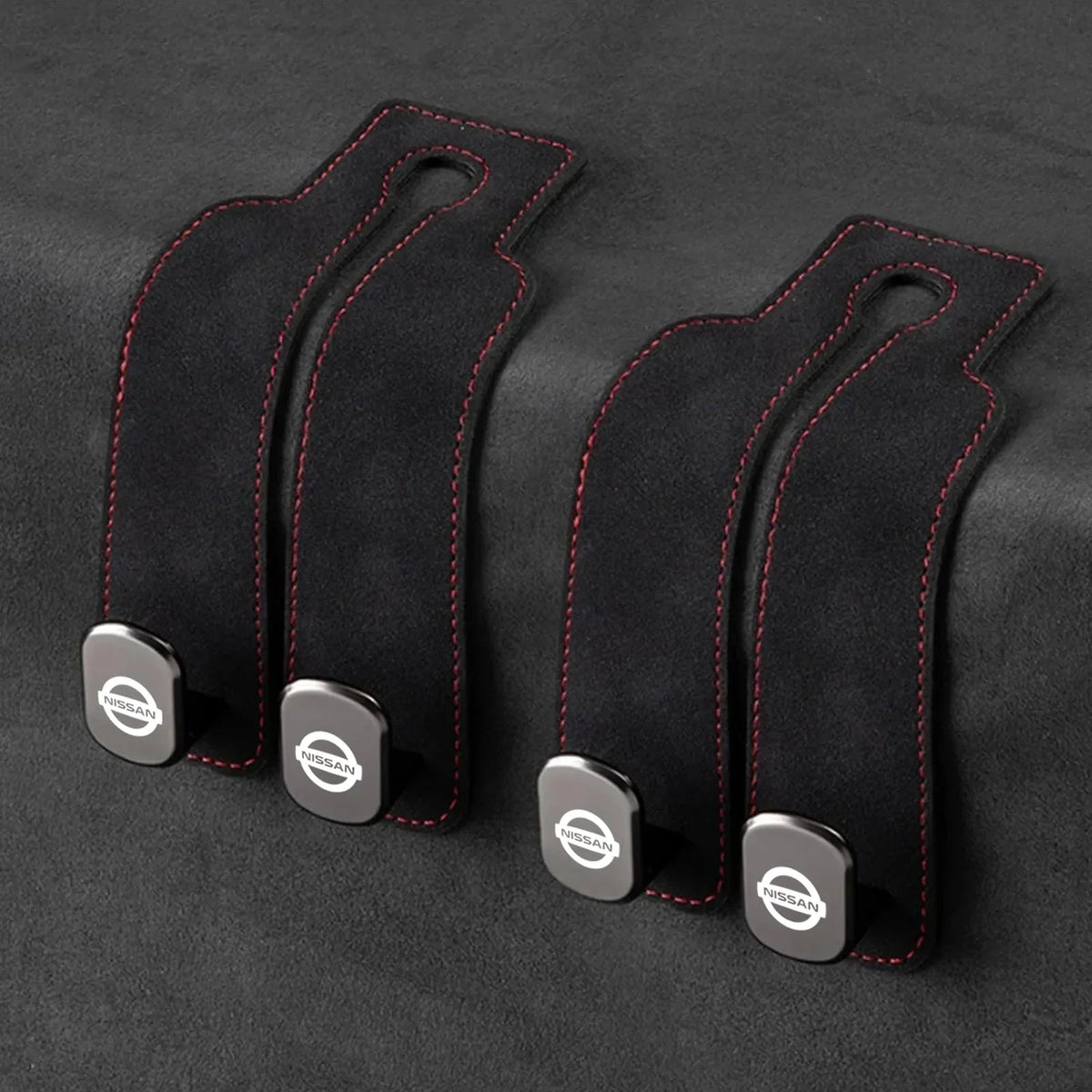 Car Headrest Hooks Foldable Double Hook Set of 2