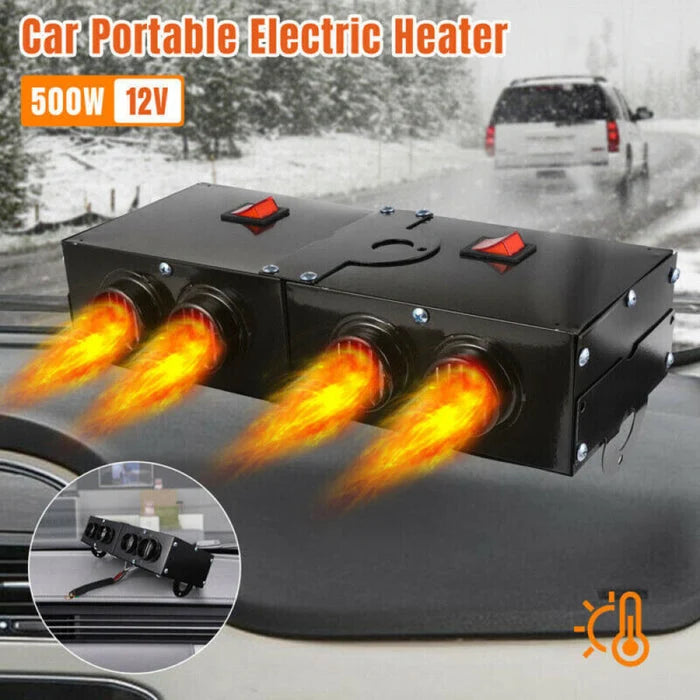 Car Heater 12V 500W Multi-Vent Defroster