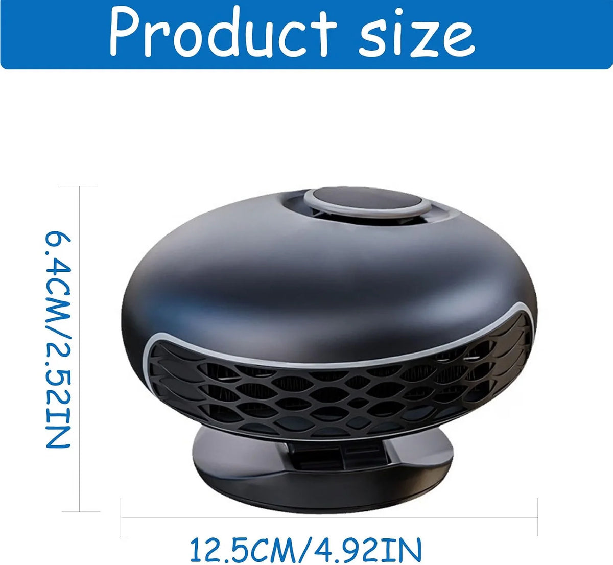 Car Heater 12V Adjustable Airflow Windshield Defroster