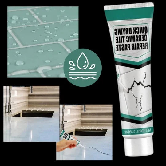 Ceramic Repair Paste Kit Quick-Drying Water-Resistant Finish