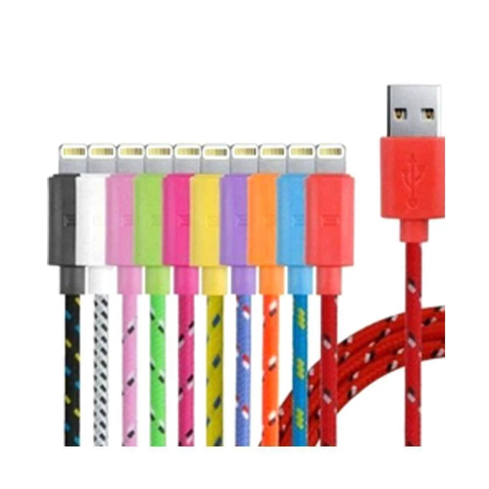 Charging Cable 10 Ft Braided Tangle-Resistant USB to 8-Pin