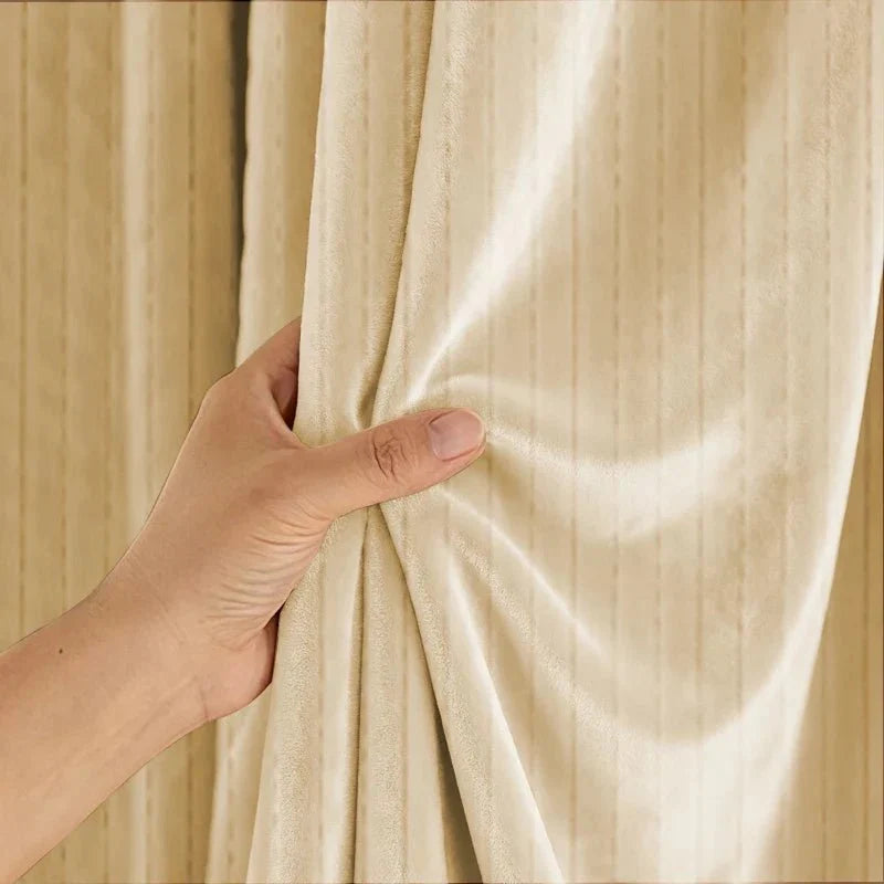 Curtain Set Thermal Insulating Light-Reducing Grommet Hanging