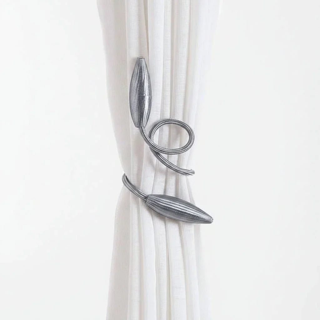 Curtain Tiebacks Flexible Shapeable Tool-Free Installation