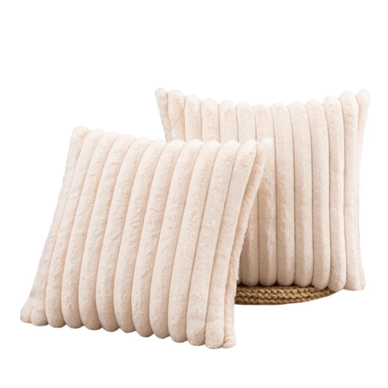 Cushion Cover Plush Ultra-Soft 17.7-Inch Square