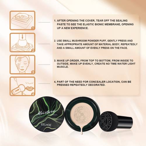 Cushion Foundation Collagen & Hyaluronic Acid Natural Coverage