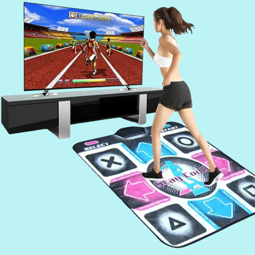 Dance Mat Motion Sensor Non-Slip Foldable With Wireless Controllers