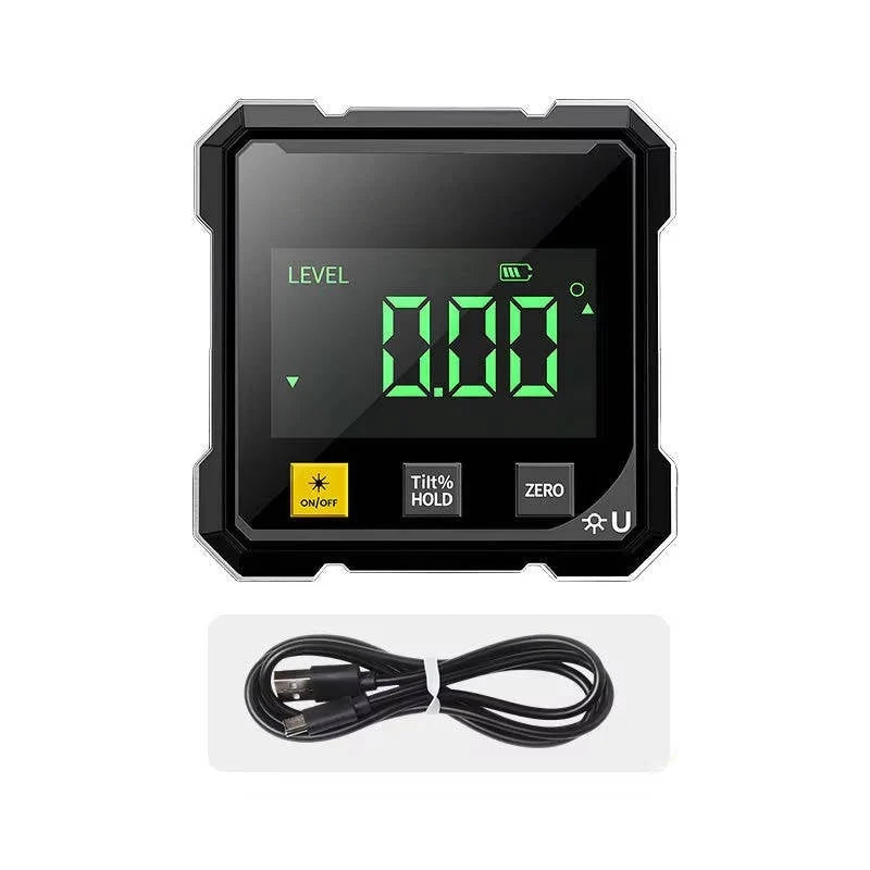 Digital Angle Finder Magnetic Mount LED Display ±0.2° Accuracy
