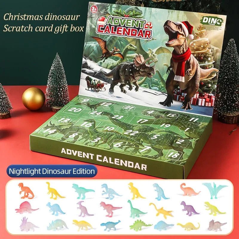 Dinosaur Advent Calendar 24-Day Countdown 24 Toys & Fossils
