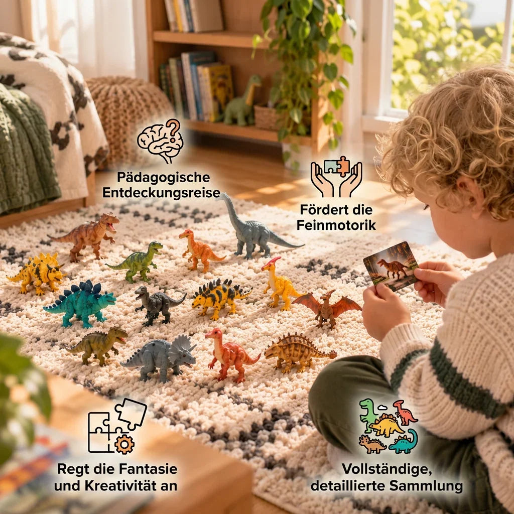 Dinosaur Advent Calendar 24 Doors Collectible Figures