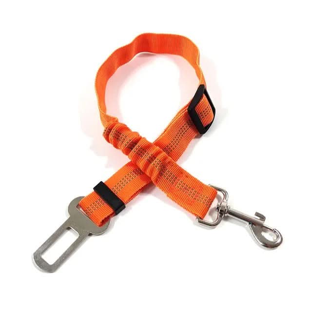 Dog Car Safety Belt Adjustable Nylon Elastic Shock Absorber