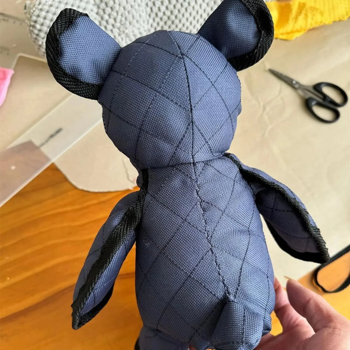 Dog Toy Plush Bear Reinforced Stitching Internal Squeaker