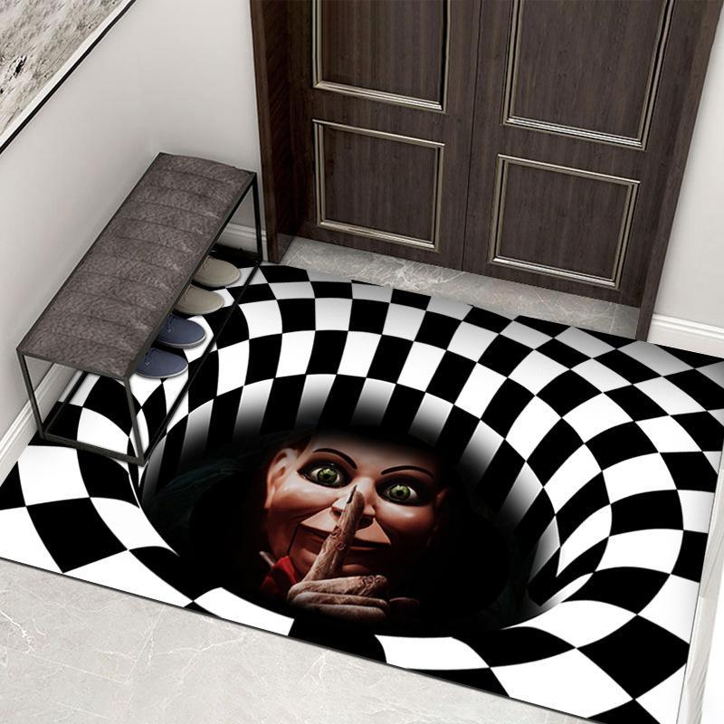 Doormat Halloween Optical Illusion Non-Slip Indoor Outdoor