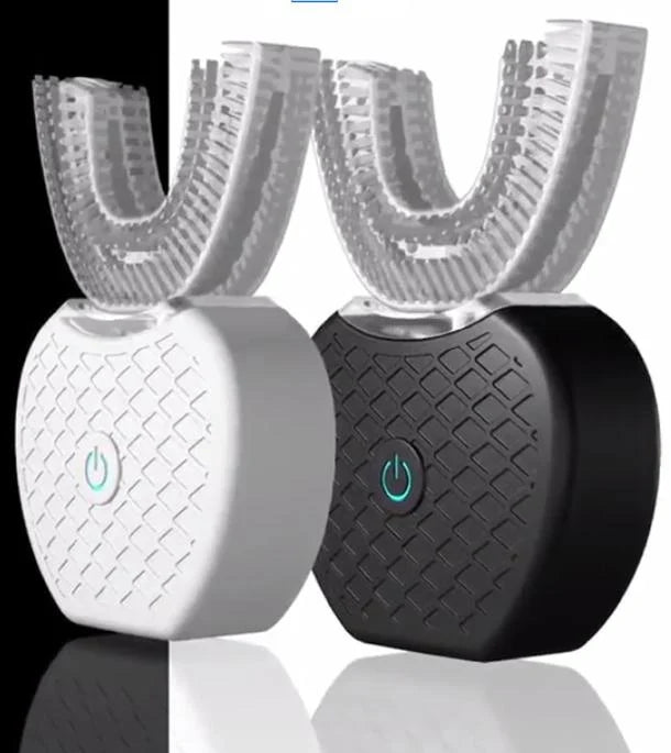 Electric Toothbrush U-Shaped Rechargeable With Blue Light