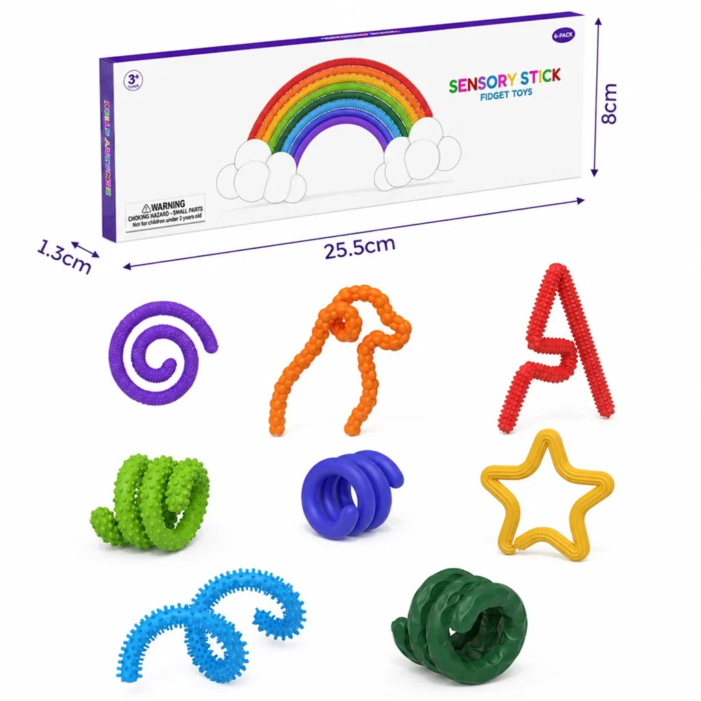 Fidget Toy Flexible Twisting Sticks Portable Sensory Play