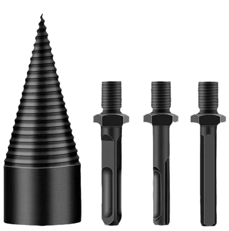 Firewood Splitting Drill Bit Carbon Steel U-Shaped Thread