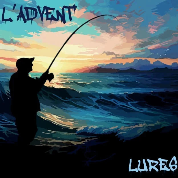 Fishing Advent Calendar 24-Piece Mixed Lure & Tackle Set