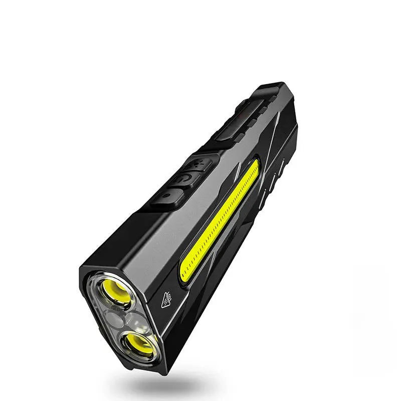 Flashlight Multi-Light UV & Red Laser USB-C Rechargeable Magnetic Tail