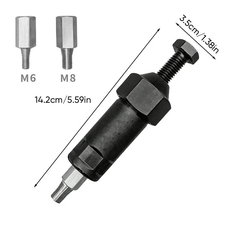 Grease Fitting Unclogger Tool M6 M8 Adapters