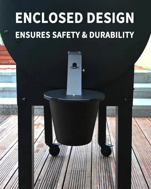 Grill Grease Collector Fitted Lid Reusable Liner