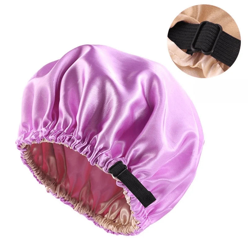 Hair Bonnet Breathable Satin Secure Elastic Fit