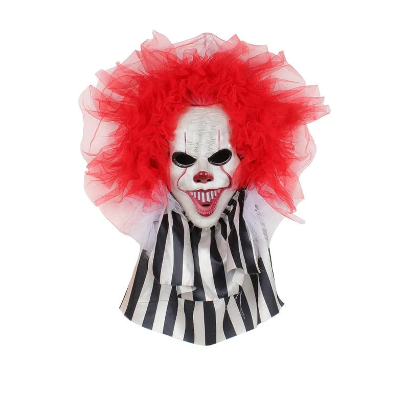 Halloween Door Hanger Scary Clown Weather-Resistant Indoor Outdoor Decor
