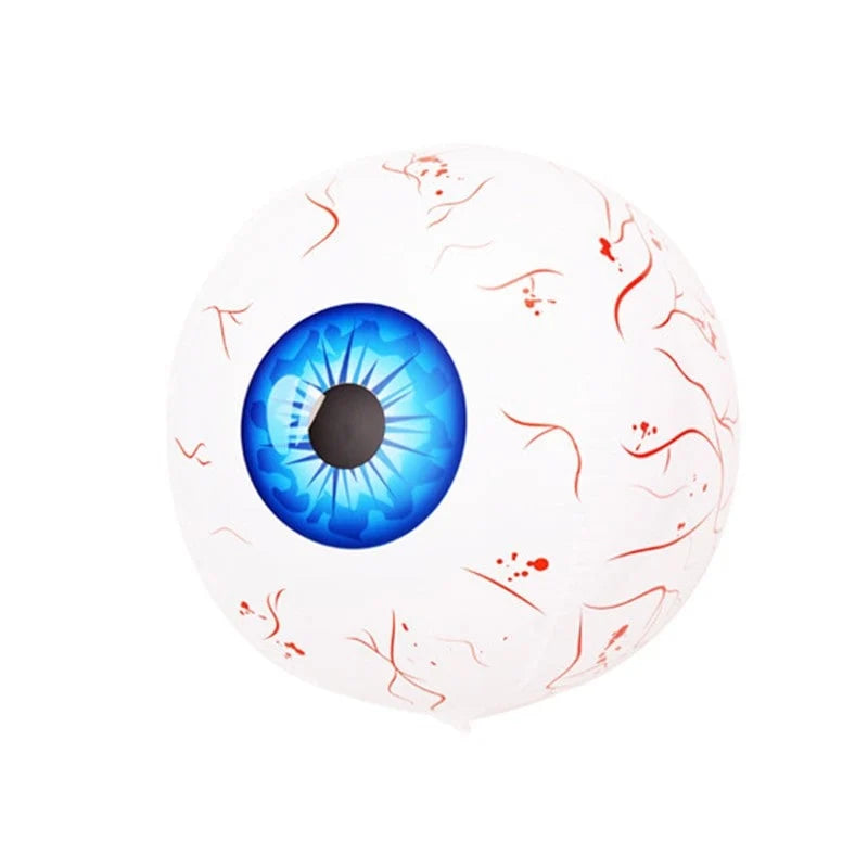 Halloween Eyeball Balloon Metallic Foil 22 Inch Bloodshot Design