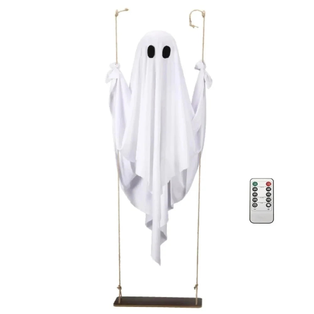Hanging Ghost Decoration LED Remote Brightness Control Indoor & Outdoor
