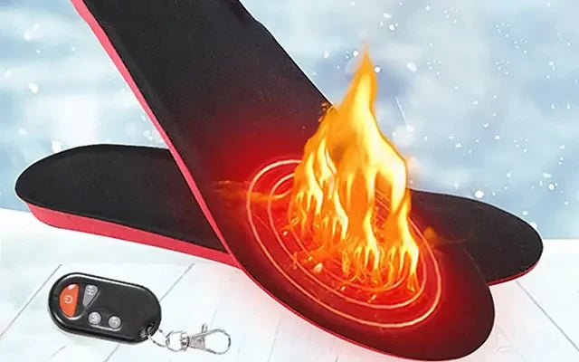 Heated Insoles Rechargeable Wireless Remote Control 3 Heat Settings