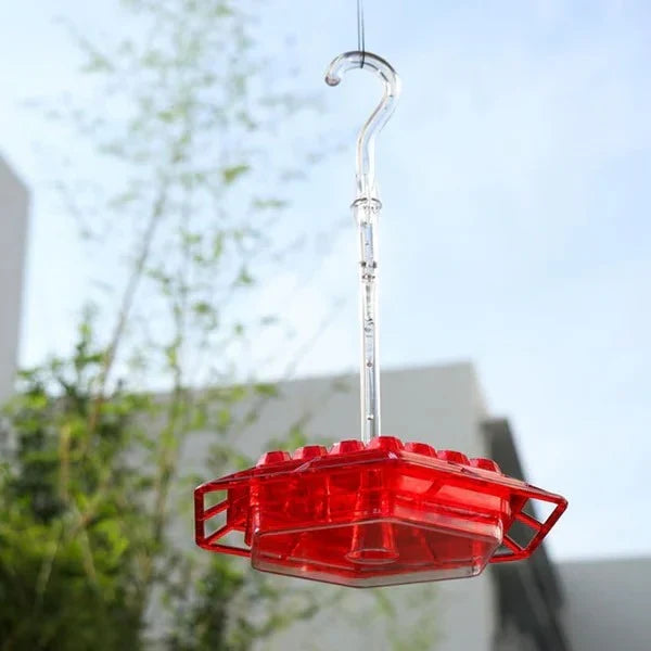 Hummingbird Feeder Built-In Ant Moat Leak-Proof Wide Opening