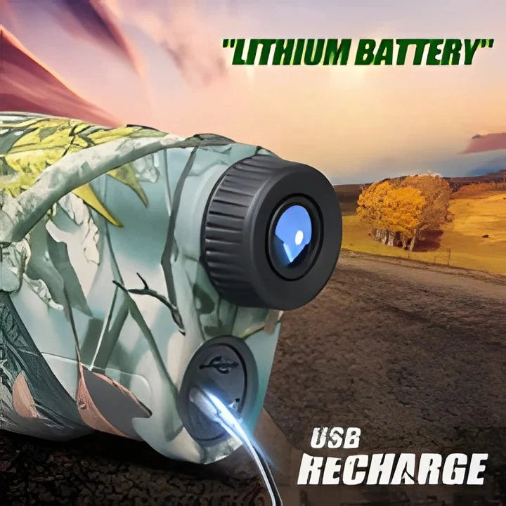 Hunting Rangefinder 3,280-Foot Range 6.5X Magnification