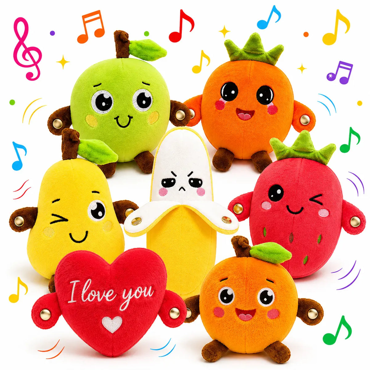 Interactive Plush Toy Two-Player Cooperative Sound & Light