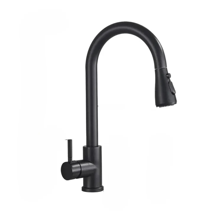 Kitchen Faucet High-Arc Pull-Out Spout Large Pot Clearance