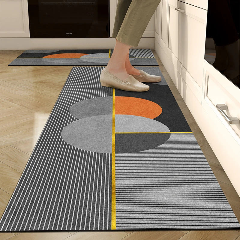 Kitchen Mat Ergonomic Support Non-Slip Wipe-Clean Surface